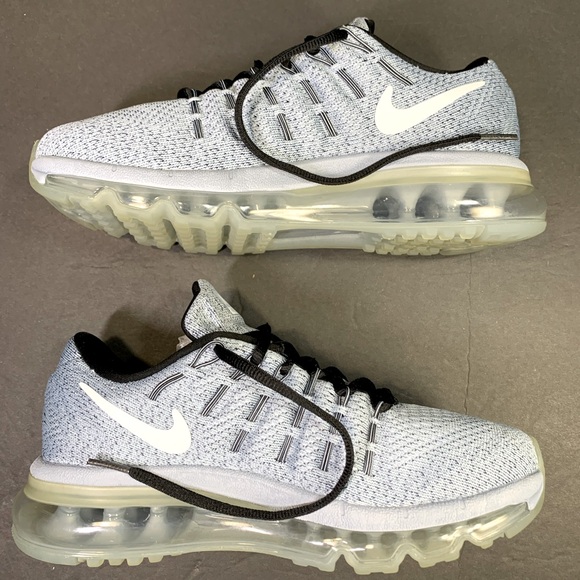 Nike Womens Air Max 2016 Grey Black Sneakers Shoe Size 6 - Picture 4 of 10